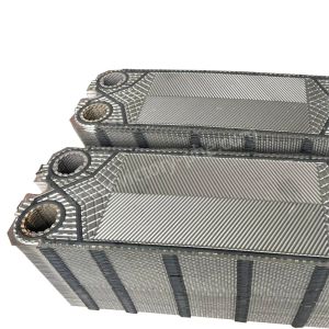 Gasketed Tranter Heat Exchanger Plates Chevron Pattern Design