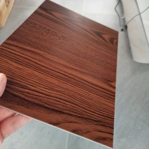 PVDF Wooden Aluminum Composite Panel 1220mm For Construction Materials