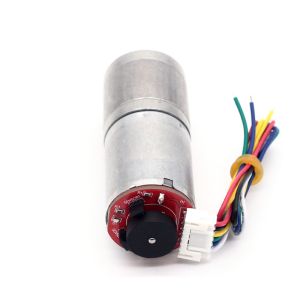 ASLONG Hall Motor Encoder Reduction Motor JGA25-370B 12V 8.6-977RPM High Torque