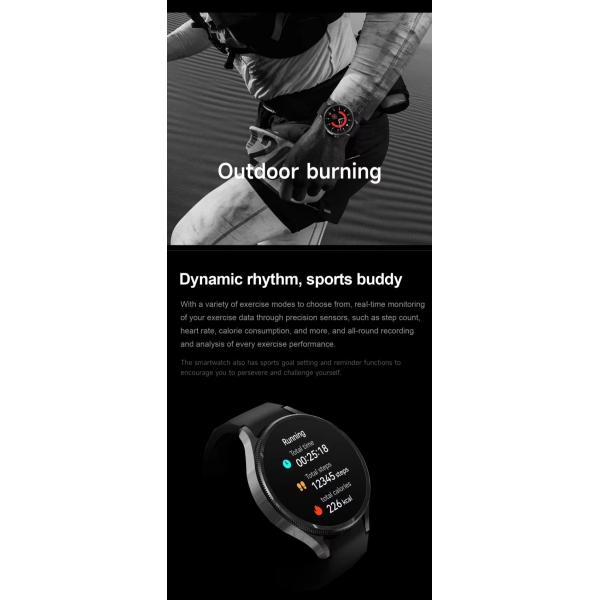 Waterproof Round Sport Outdoor Smartwatches Multifunctional 200mAh