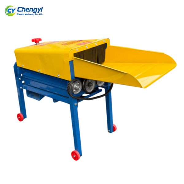 Operational view of Double Roller Corn Sheller Machine