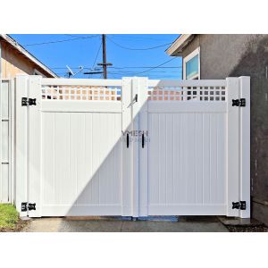 White Vinyl Privacy Fence Panel 6x8ft Virgin Material