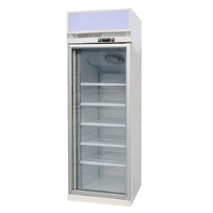 Beverage Retail Glass Door Refrigerator With Deep Shelving