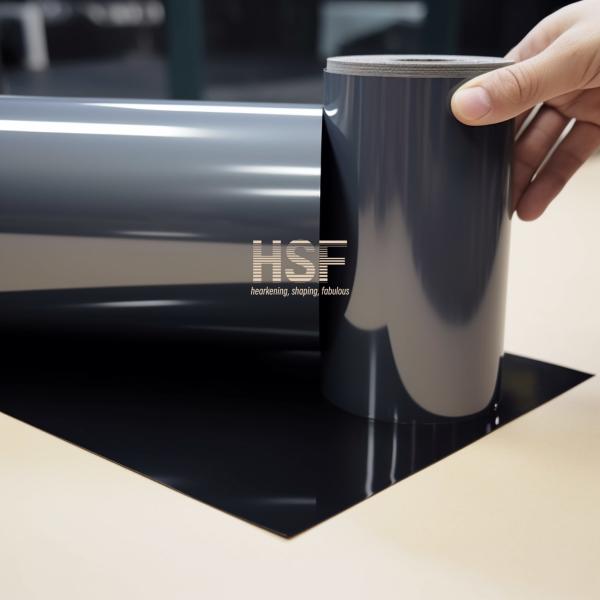 Buy 50 Micron Black PET Fluorosilicone Release Liner Polyethylene Terephthalate Film at wholesale prices