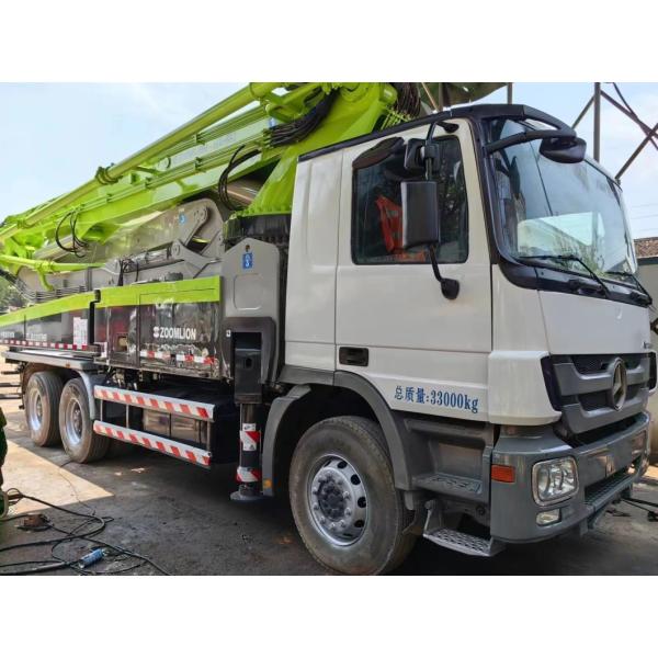 2013 Zoomlion 49m Concrete Boom Pump Truck Mounted Pump Putzmeister Concrete Pump Truck