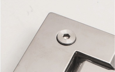 Soft Closing Stainless Steel 304 Hydraulic Glass Door Clamp Shower Hinge for 90 Degree