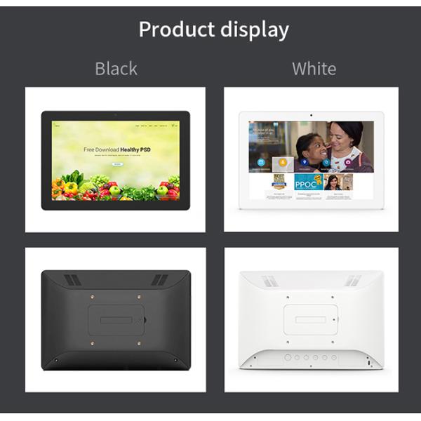 Power Over Ethernet Wall Mount Tablet PC , All In One Digital Signage