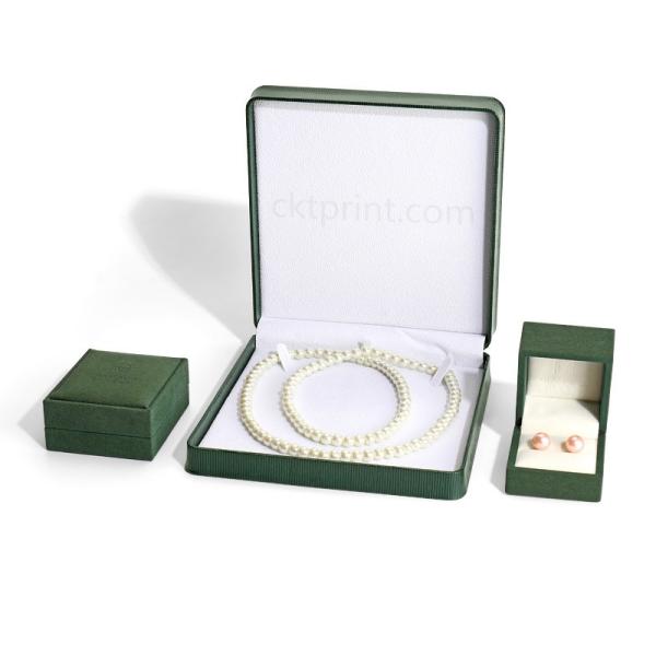 Buy Personalized Luxury Bracelet Earring Jewelry Packaging Box With Best Leather at wholesale prices