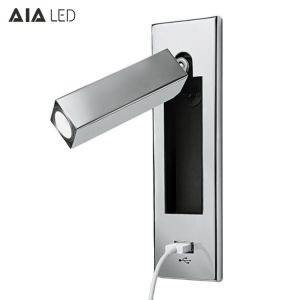 Recessed mounted usb bed wall light&indoor led headboard wall light &led bedside wall light