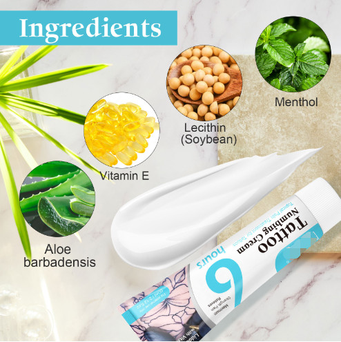 Fast Acting Tattoo Numbing Cream Solution Painless For Tattooing / Waxing - Pink