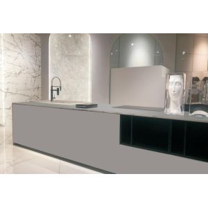 Gray Matt Sintered Stone Slab 800x2600mm Antibacterial Wall Tile