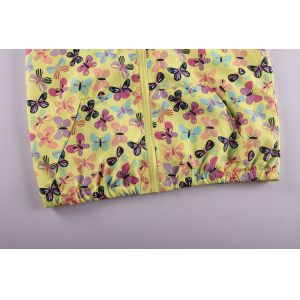 Size 4 6 8 10 12 Girls Print Jacket With Leftover Design