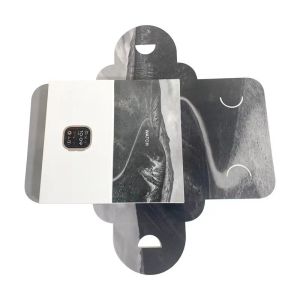 Smart U9 Watch Electronics Packaging Box Foldable Closure Recyclable Customized