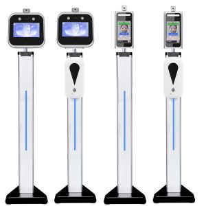 Quality Temperature Measuring Face Recognition 5&quot; Flap Barrier Gate for sale