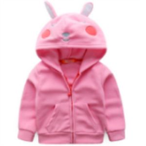 Embroidered Baby Animal Hoodie / Kids Animal Hoodie With Ears Anti Shrink
