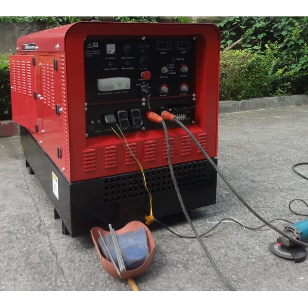Buy 400A Pipeline Engine Driven Welder Generator With Two Wheel Trailer at wholesale prices