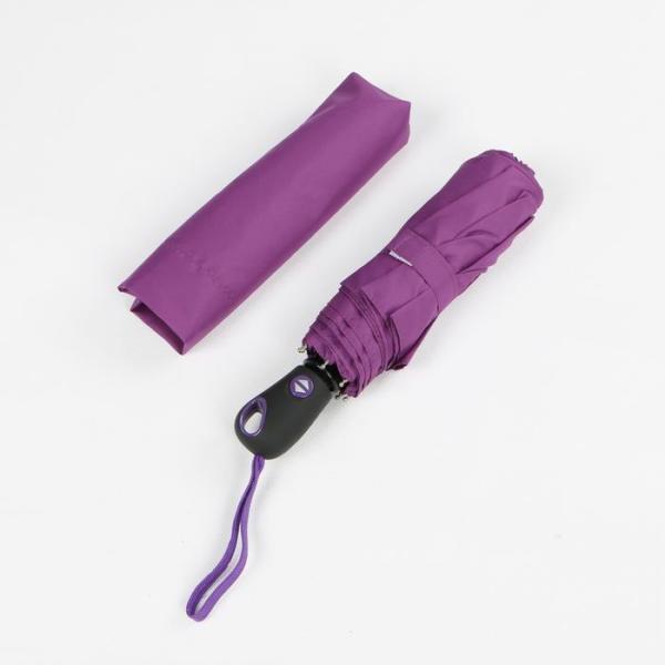 Purple Auto Open And Close Umbrella , Self Opening And Closing Umbrellas