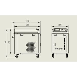 ODM 200w Pulsed Fibre Laser Cleaner Machine For Rust