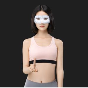 Heating Steam Dry Eye Hot Compress Mask Puffy Eyes Customized