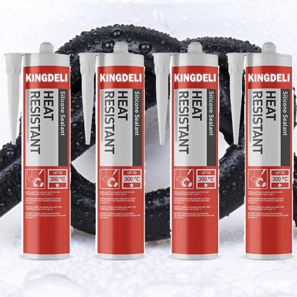 Neutral Fast Cure High Temp Resistant Silicone Sealant Adhesive Waterproof For