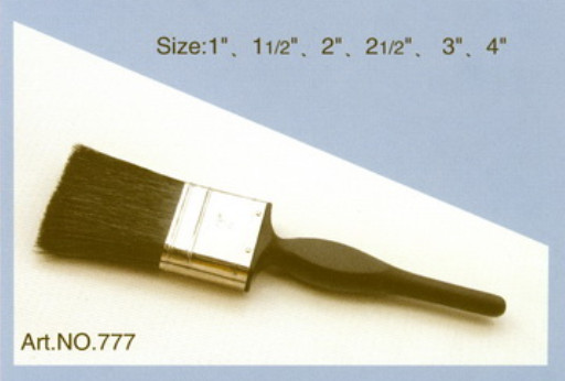 Plastic handle pure natural bristle Chinese bristle synthetic mix paint brush No