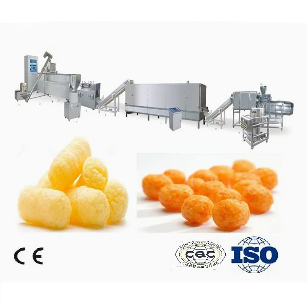 Corn Puff Snacks Extruder Machine 304 Stanless Steel with CE Certification