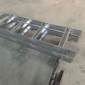 Low Maintenance Aluminum Ladder Cable Tray Durable Electrical Cable Trough