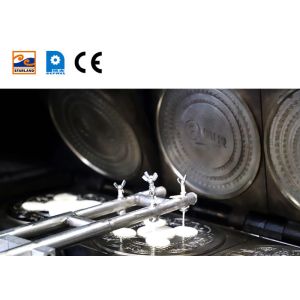 1.5KW PLC Wafer Biscuit Machine Commercial Snack Machine