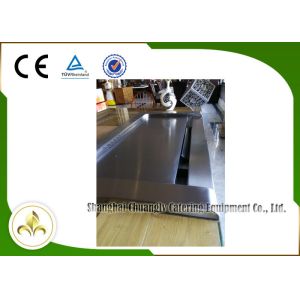 8 Seats Down Smoke Exhaustion Rectangle Electric Portable Teppanyaki Grill Table