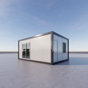 Soundproof Prefabricated Container Homes With Rock Wool Sandwich Panel