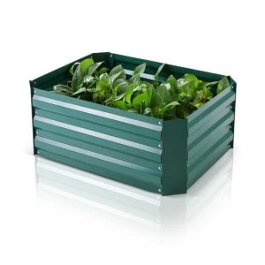 Quality 7.9kg Power Coated Surface 8x3ft Raised Metal Garden Bed for sale