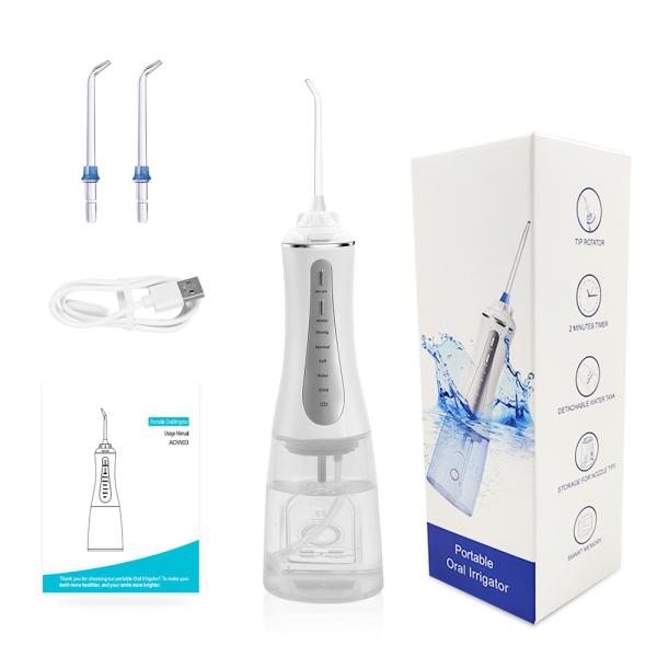 Buy 1800mAh Rechargeable Oral Irrigator Water Flosser IPX7 Waterproof at wholesale prices