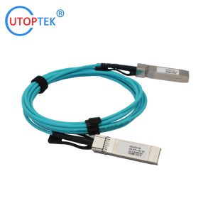 10G SFP+ AOC Cable OM3 1m/3m/5m/15m/50m/100m Customized 10G AOC Cables for Data