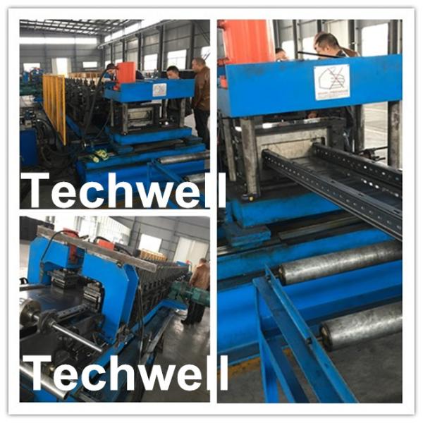 Galvanized Steel Cable Tray Roll Forming Machine With 18 Stations Forming Roller Stand