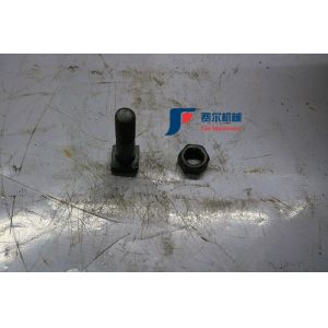 Industrial Foton Spare Parts GBT8-M20x80-A9L Screw And Nut For Wheel Loader