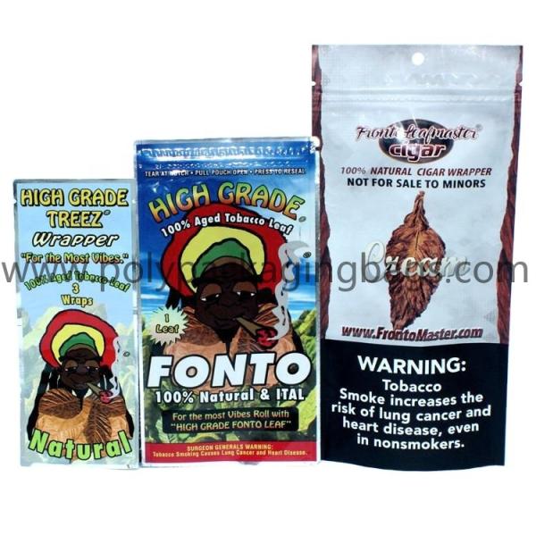 Gravnre Printing Aluminum Foil Plastic Cigar Packaging Bag
