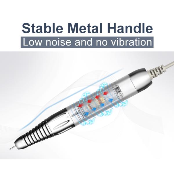 UGX 35000rpm Electric Brushless Low Noise Drill Nails Machine with AC Charge Adaptor