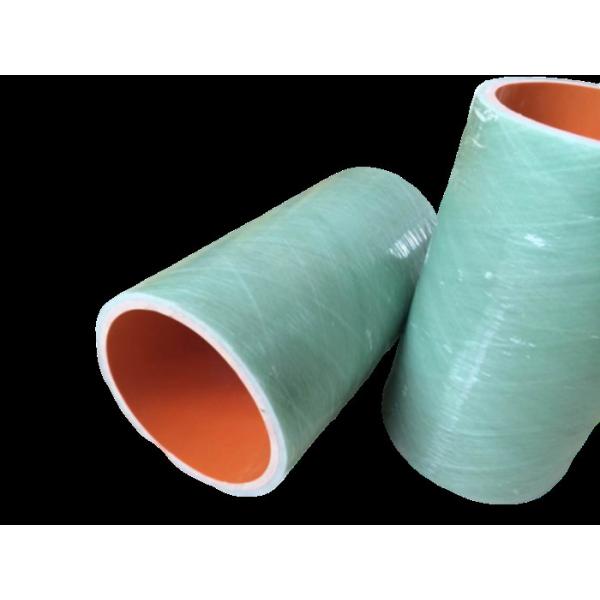 Pultruded Profiles Fiberglass Reinforced Plastic Pipe Glossy Round Shape
