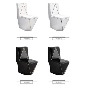 Square Diamond Sanitary Ware Toilet