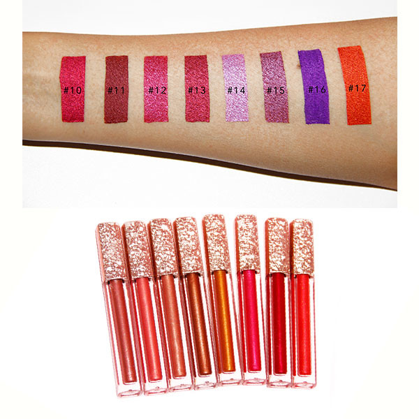 Buy Waterproof Nude Vegan High Pigment Glossy Liquid Lipstick at wholesale prices