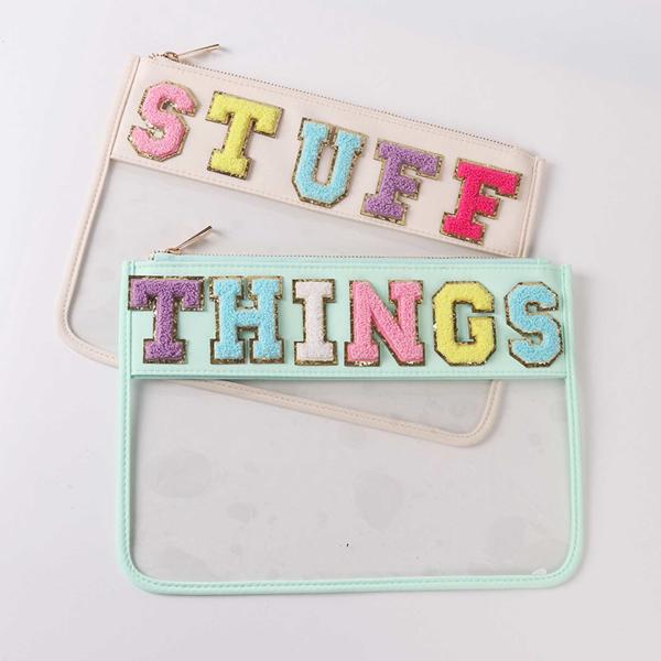 Letters Logo Chenille Embroidery Patch Stick On For Baseball Uniform​