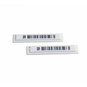 AM 58Khz Alarm System AM DR Soft Label EAS Plastic DR Barcode Labels Adhesive