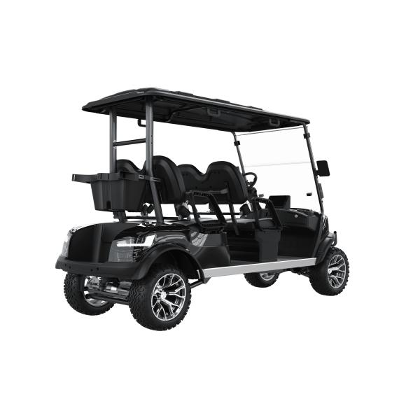 205/50-10 Tire Size 4 Seaters Lifted Electric Golf Cart for Golf Course and Yard