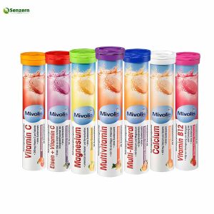 Fruity Vitamin C Effervescent Tablets Multi Vitamin Supplements Sugar Free