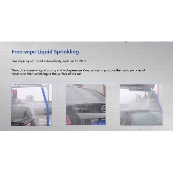 HP231 Unattended Touchless Car Wash Machine with Dryer and Bright Wax Spray System