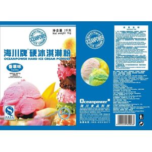 High protein content Oceanpower vanilla hard ice cream powder Halal ISO22000