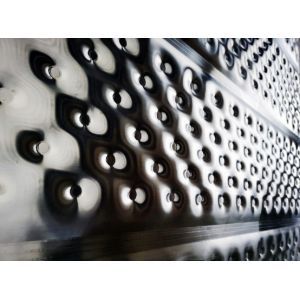 Stainless Steel Heat Exchanger Dimple Pillow Plate Jacketed