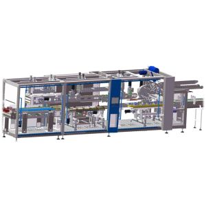 Buy cheap High-Speed PLC-Controlled PET Bottle Can Combo Packaging Machine 2x2 2x3 Pack from wholesalers