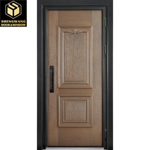 China Customized Wood Color All Aluminum Room Door For Kindergarten Room on sale
