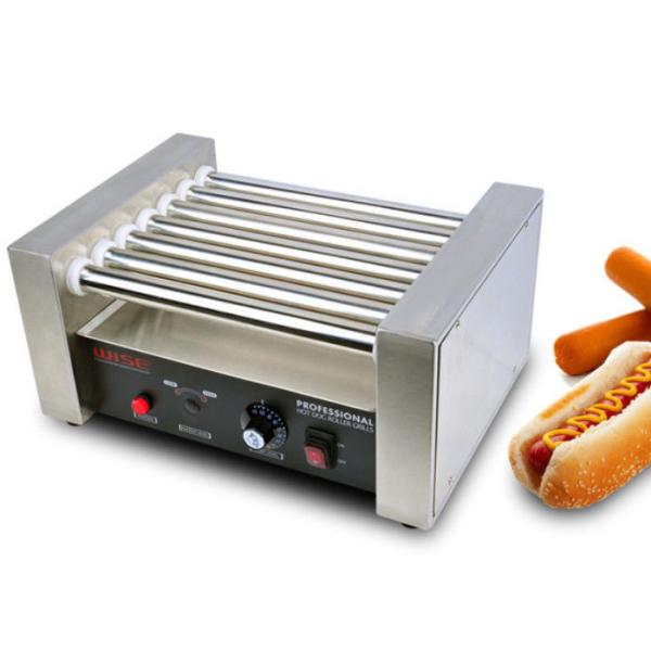 Snack Bar Equipment, Hot Dog Roller Grill with 7 Rollers 220V 1.05KW